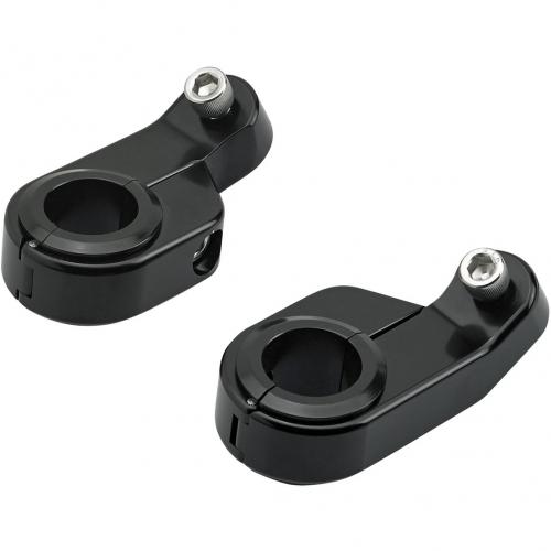 Biltwell Angled O/S Speed Clamps, Svart