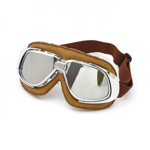 Bandit Classic Goggle - Brown/Silver Mirror