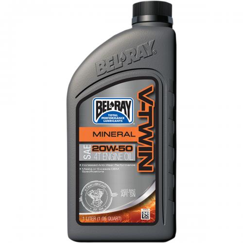 Bel-Ray V-Twin Motorolja Mineral 20W50, 1L