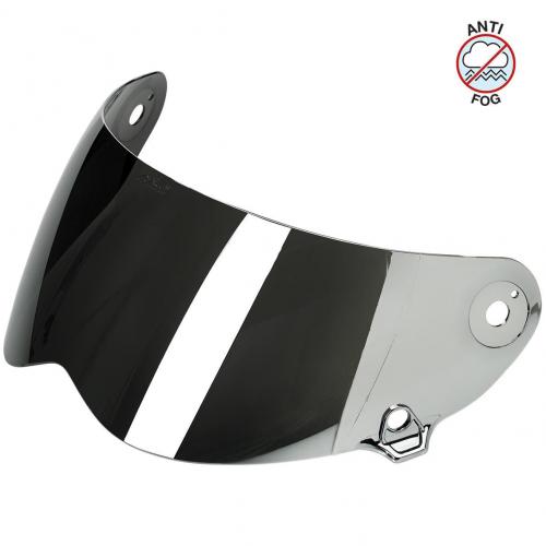Biltwell Lane Splitter Visor, Chrome Mirror