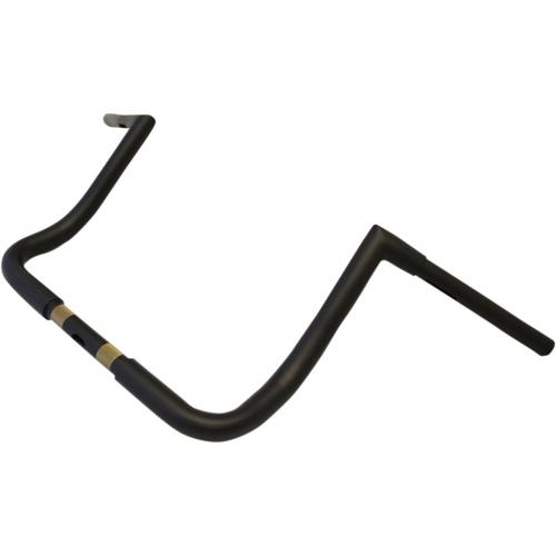 LA Choppers Twin Peaks Ape Hanger (12") Matt Black