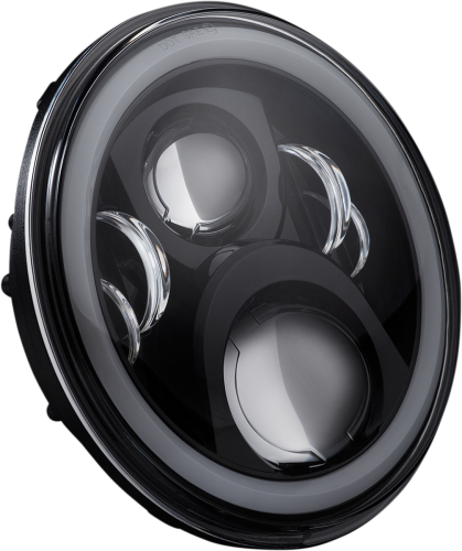 Custom Dynamics LED Halo Framlampa 7" till 94-Upp Harley