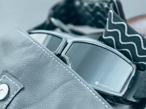 DeeMeeD 4 Season Goggle, Black Leather