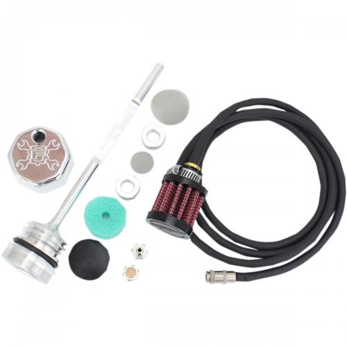 Feuling Ventilerad Oljesticka till 17-Upp H-D Touring, Polerad