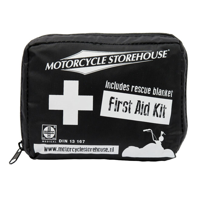 Första Hjälpen Kit Till Motorcykeln