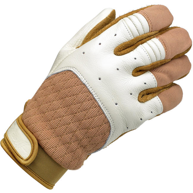 BILTWELL HANDSKE - BANTAM WHITE/TAN