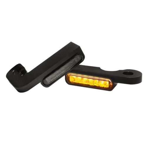 Heinz Bikes LED Framblinkers till 03-23 HD Touring, Svart