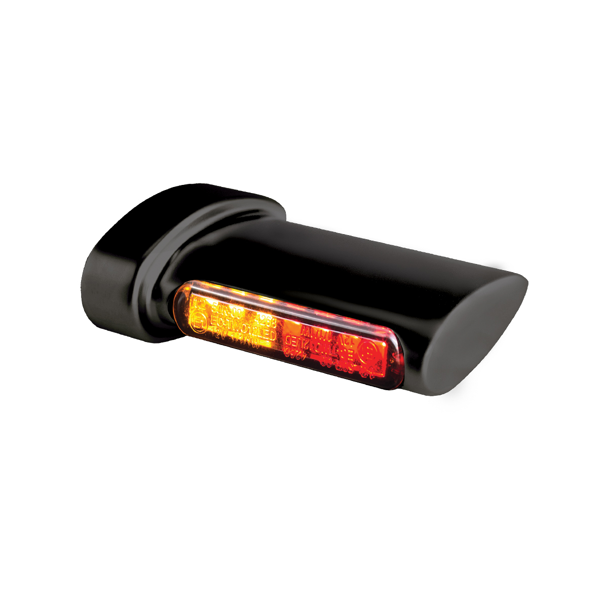 Heinz Bikes Winglets 3-1 Rear Turn Signals for Harley - Black