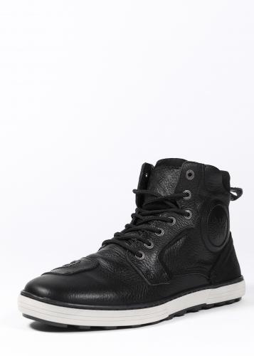 John Doe Shifter MC-Sneaker, Black Leather