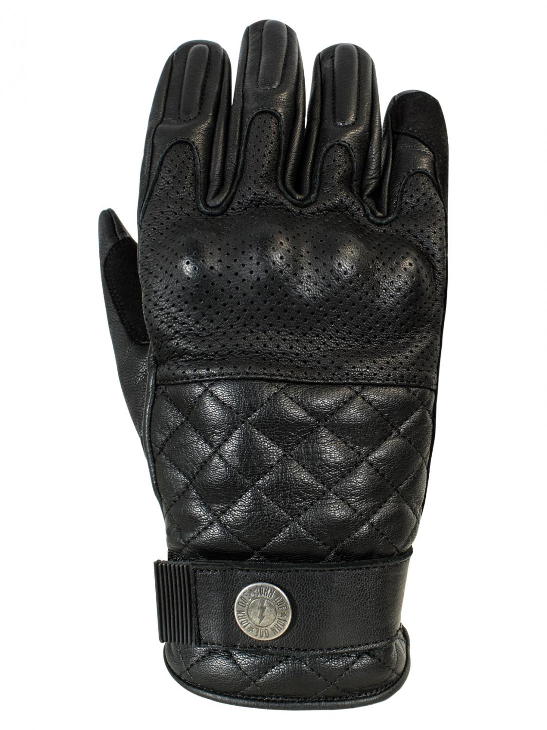 John Doe Tracker Motorcycle Gloves, Black