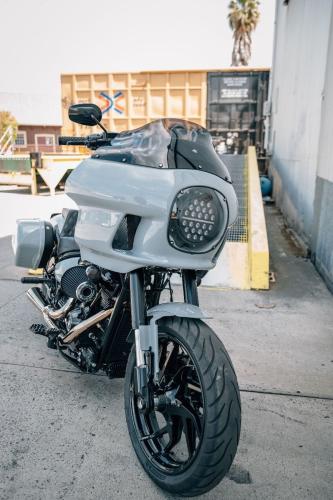 Klock Werks Flare Windshield for Harley FXRP/FXRT/FXRD