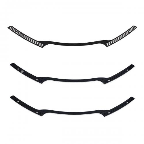 Klock Werks Windshield Trim for 15-Up HD Road Glide, Black