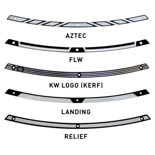 Klock Werks Black WINDSHIELD TRIM FOR Harley Davidson 2014+ FLH