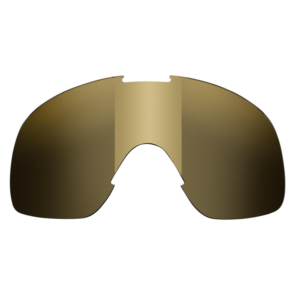 Biltwell Overland Goggle Lens, Gold Mirror