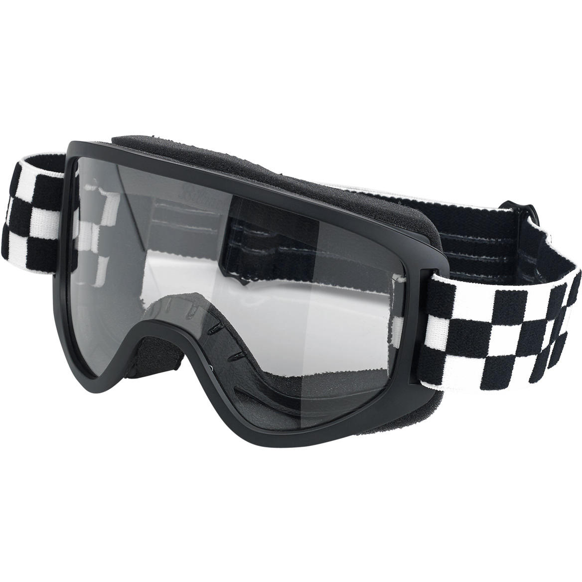 BILTWELL 2.0 GOGGLE - CHECKERS BLACK