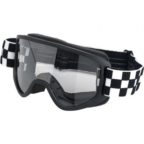 BILTWELL 2.0 GOGGLE - CHECKERS BLACK