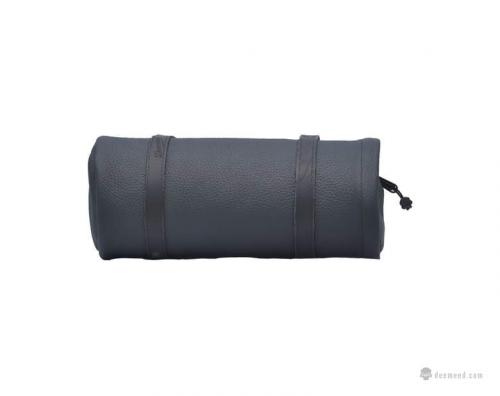 DeeMeeD Roller Leather Handlebar/Fork Bag, Black