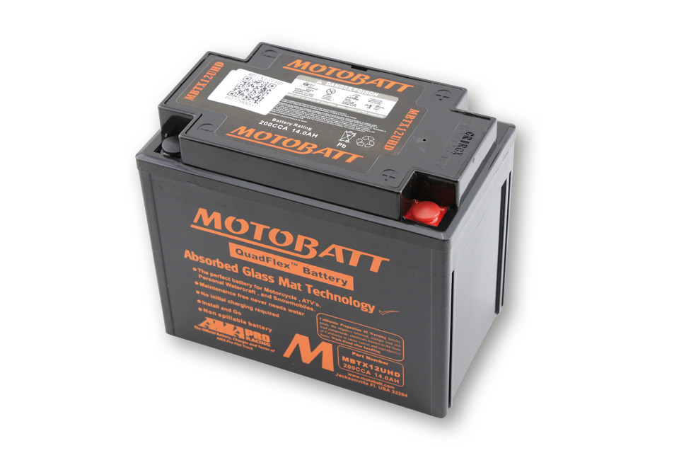 MOTOBATT batteri MBTX12UHD, Svart