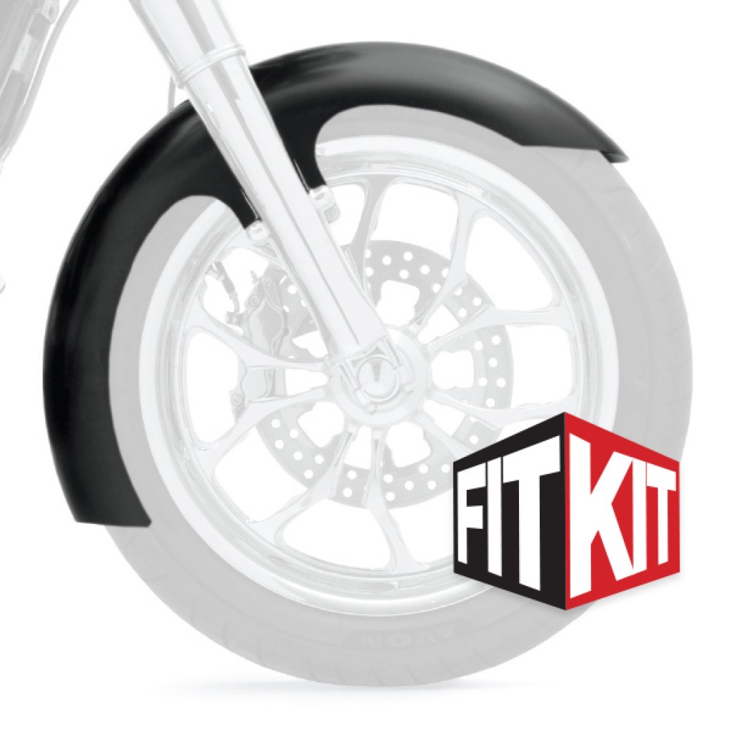 Klock Werks framskärm Slicer till 2014+ FLH 16,17,19 Tum