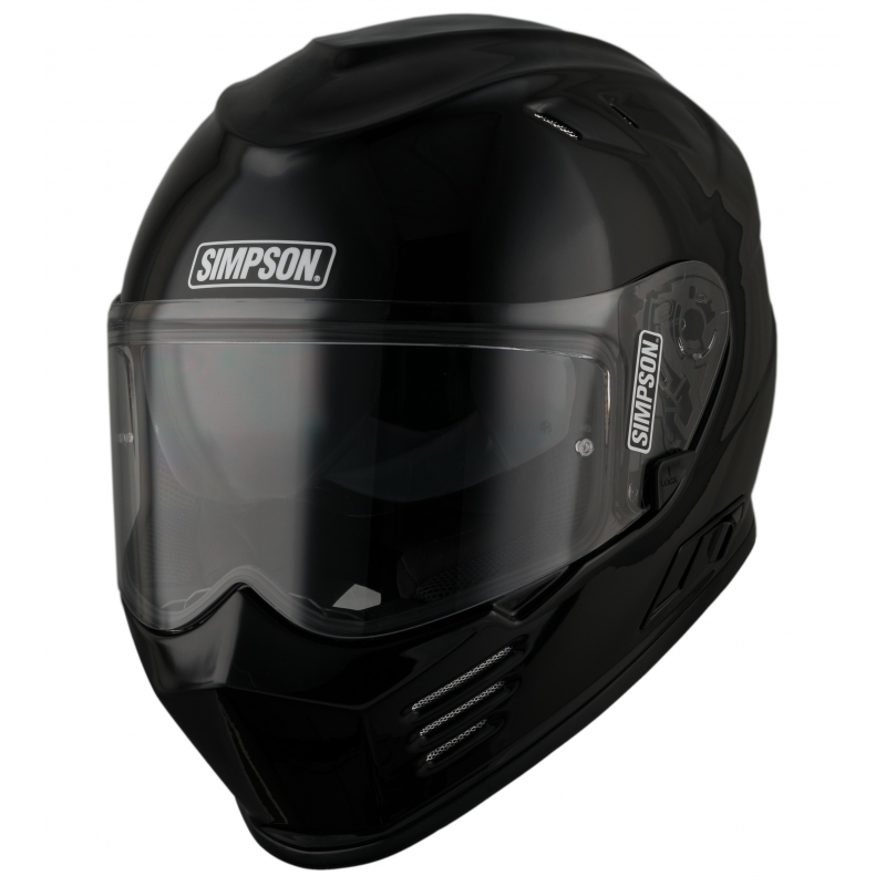 Simpson Venom Bandit Full Face Motorcycle Motorbike Helmet Black White New 