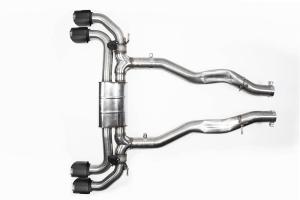 AC Schnitzer högprestanda­ljuddämpare  i rostfritt stål med unika slutrör BMW M5