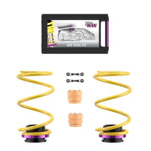 KW justerbar sänkningssats (HAS) 25325071 MERCEDES-BENZ CLS 63 AMG W218 4wd År 03/13- Vikt fram - 1275 kg Vikt bak - 1365 kg