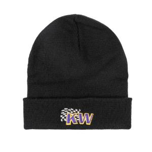 KW Mössa svart med stickad KW logo