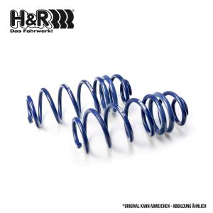 H&R Framfjädrar ur Sänkningssats Volkswagen Golf 8 Typ CD Framaxelvikt Från 1001kg Sänker ca: 30mm 2WD Multilinkbakaxel