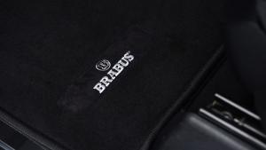 Brabus Mattsats svart velour med Brabus logo Nubuk kantsömnad Mercedes V Class