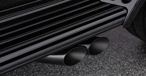 Brabus Ventilstyrt sportavgassystem G63 svart krom