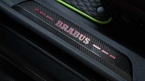 BRABUS Porsche Taycan Turbo S Instegslister 4 st belysta färgväxling vit röd