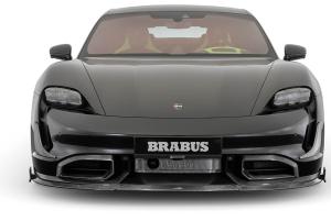 BRABUS Porsche Taycan Turbo S, front add-on parts Carbon Glossy