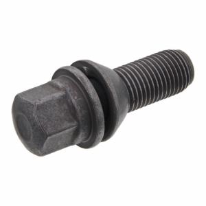 HR-B14254308 H&R hjulbult M14x1,25 Konisk med rörlig kona BMW Svart, Längd 43mm