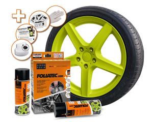 Spray Film Set, toxic green glossy