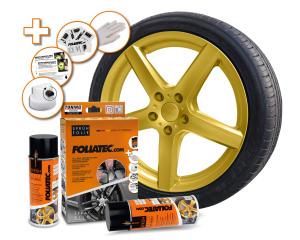 Spray Film Set, gold metallic