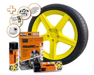 Spray Film Set, yellow glossy