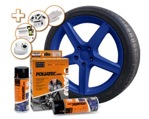 Spray Film Set, blue glossy