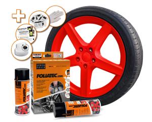 Spray Film Set, red glossy