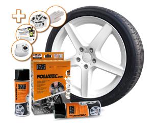 Spray Film Set, white glossy