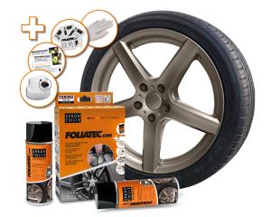 Spray Film Set, bronze metallic matt