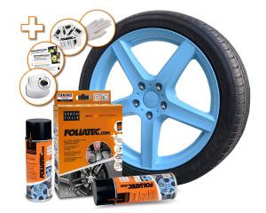 Spray Film Set, light blue glossy