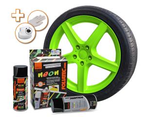 Spray Film NEON 2 pc. Set, green