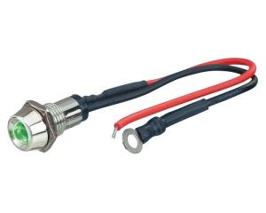 LED Control Light Chrome, fire red