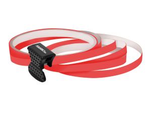 PIN Striping Rim Design incl. mounting aid,  neon red