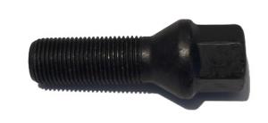 HR-B1452701Paket hjulbultar 10st M14x1.5 Konisk Svart, Längd 27mm 10 st bultar