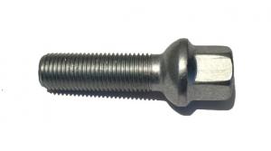 HR-1452403 H&R hjulbult M14x1,5 sfärisk 13mm säte VAG originalfälg Silver, Längd 24mm