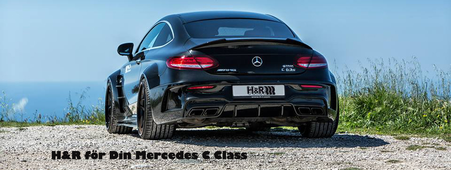 H&R Sänkningssats Mercedes C Class Coupe