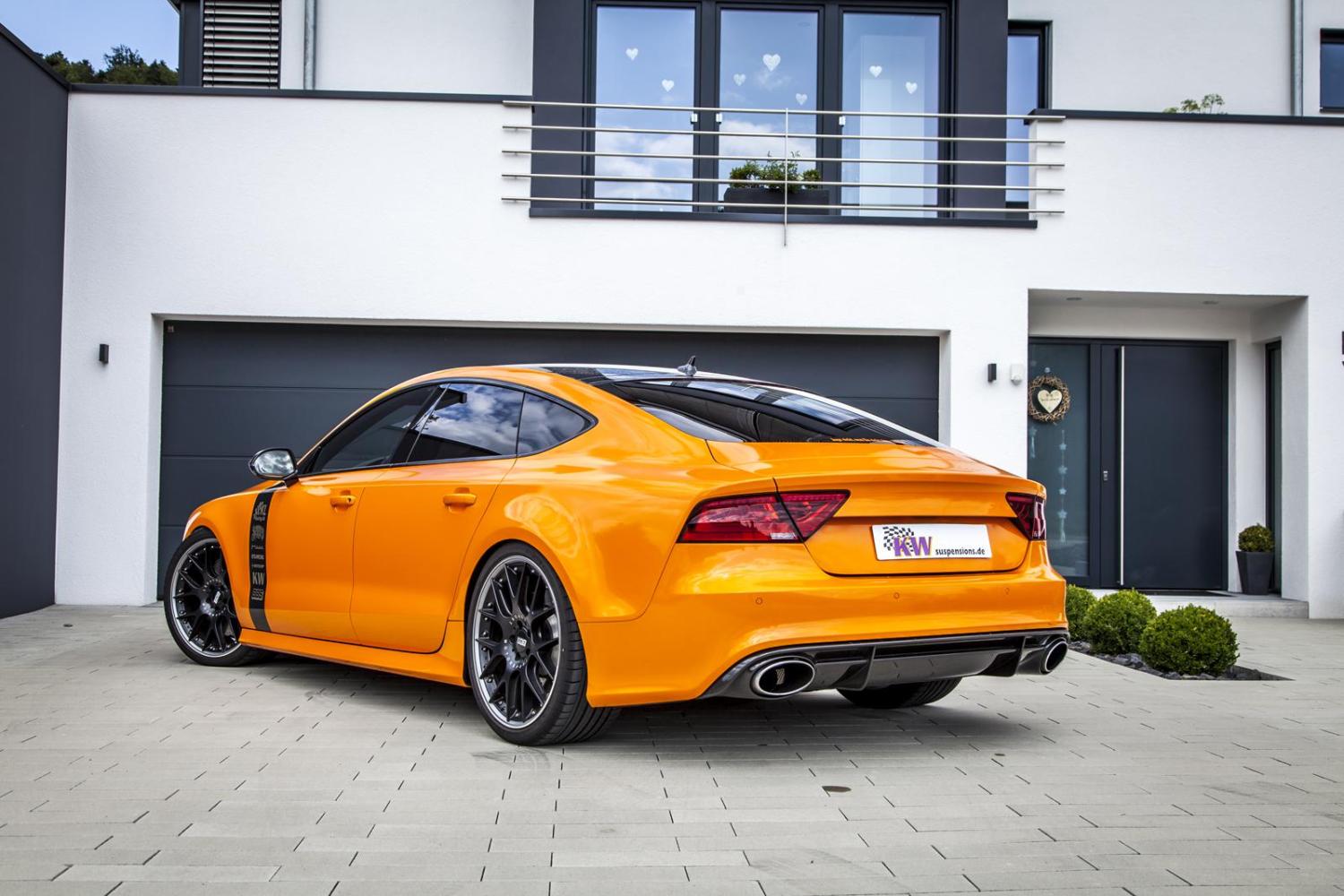 KW HAS Höjd justerbar sänkningssats 2531000K AUDI A7 Sportback 4G RS7 performance quattro 445kW, 3993 cc, 08/2013- KW-2531000K-AU2042