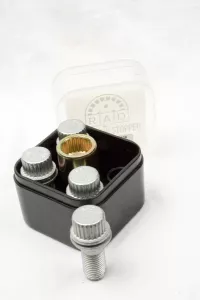 RAD Låsbultsats RAD-12254501 M12x1,25 Konisk Silver