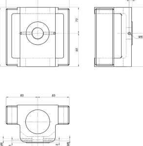 Hållare övervåning skruv Auriga Deluxe